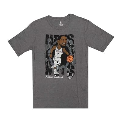 NBA 青少年 球員印刷 短袖上衣 籃網隊 Kevin Durant-WK2B7BC7DB10-NYNKD