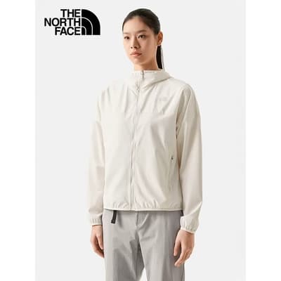 The North Face W NEW ZEPHYR WIND JACKET-AP-女風衣外套-米-NF0A7WCPN3N