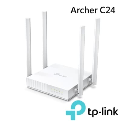 TP-Link Archer C24 AC750 雙頻wifi無線網路分享器路由器