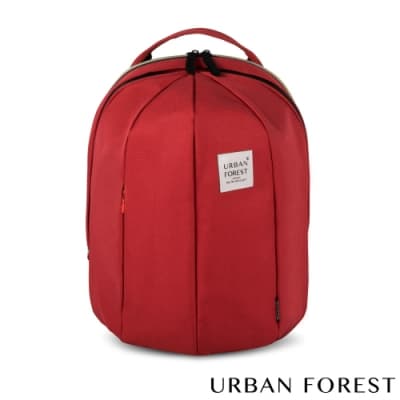 (走春休閒出遊)URBAN FOREST都市之森 甲蟲-可擴充後背包/雙肩包 (L號) 酒紅