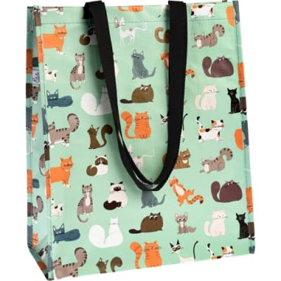 《Rex LONDON》環保購物袋(貓派對)