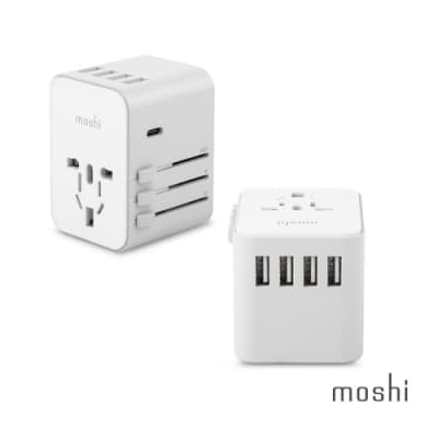 Moshi 4 USB+USB-C 旅行用萬國轉接器