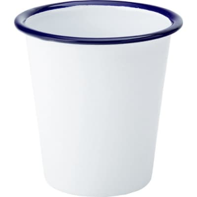 《Utopia》琺瑯茶杯(藍白300ml)