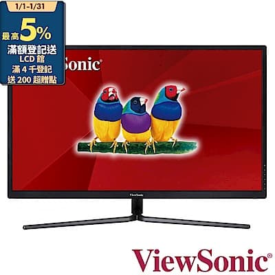 ViewSonic VX3211-4K-MHD 32型VA 4K超高解析電競螢幕