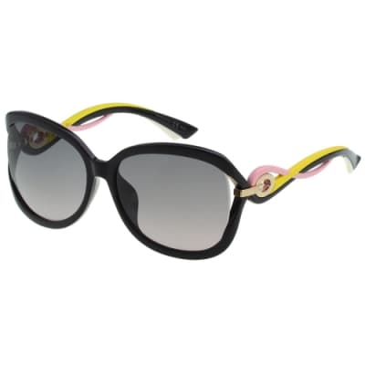 Dior 太陽眼鏡(黑配粉配黃色)DIOR-TWISTINGF