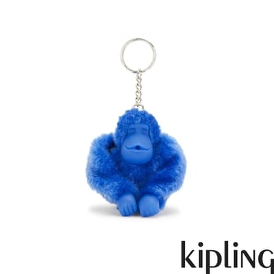 Kipling 深邃亮藍色小猴子吊飾-MONKEYCLIP M
