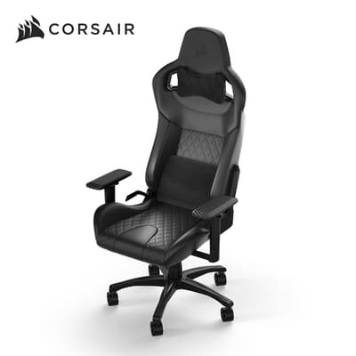 CORSAIR海盜船  T1 RACE V2 皮革電競椅-黑+黑(含安裝) /CF-9010059-WW