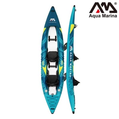Aqua Marina 充氣雙人獨木舟-全能型 STEAM ST-412 / KAYAK 皮艇 皮划艇 水上活動