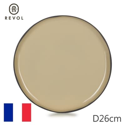 【REVOL】法國CRE圓盤D26cm-奶油黃