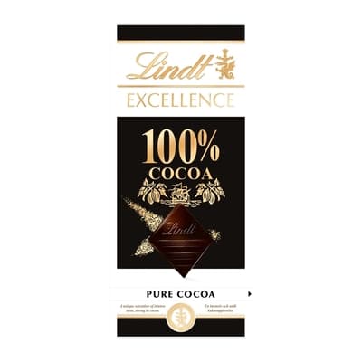 Lindt瑞士蓮 極醇系列100%黑巧克力片 (50g)