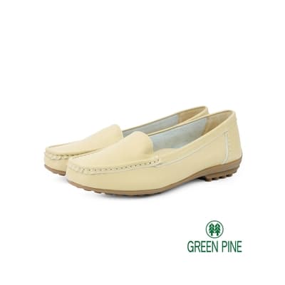 Green Pine 純色簡約休閒鞋 黃色 (00328852)