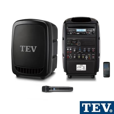 TEV 藍芽/CD/USB/SD單頻無線擴音機 TA380C-1