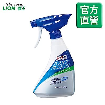 日本獅王LION 浴槽免刷洗瞬效清潔劑 清新柑橘 500ml
