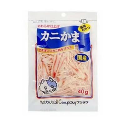藤澤-天然蟹肉絲 40g-愛貓用(四包組)
