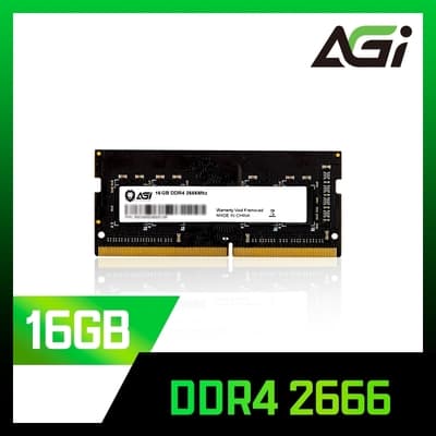 AGI 亞奇雷 DDR4/2666 16GB 筆記型記憶體