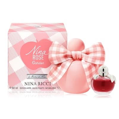 NINA RICCI 玫瑰花園淡香水50ml搭蘋果甜心淡香水