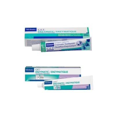 法國維克Virbac-C.E.T 雙酵素牙膏 2.5oz/70g x 2入組(購買第二件贈送寵物零食x1包)