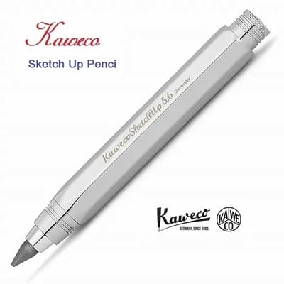 德國KAWECO Sketch Up黃銅銀鉻5.6mm自動鉛筆
