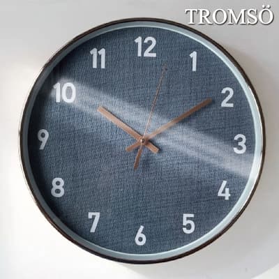 TROMSO紐約時代靜音時鐘-丹寧藍調