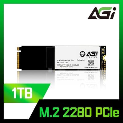 AGI亞奇雷 AI298 1TB M.2 2280 PCIe TLC固態硬碟