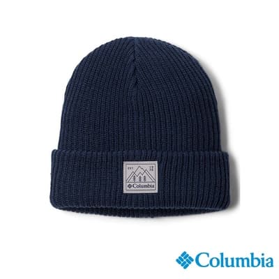 Columbia哥倫比亞 童款-Youth Whirlibird LOGO反折毛帽-深藍 UCY33050NY/HF