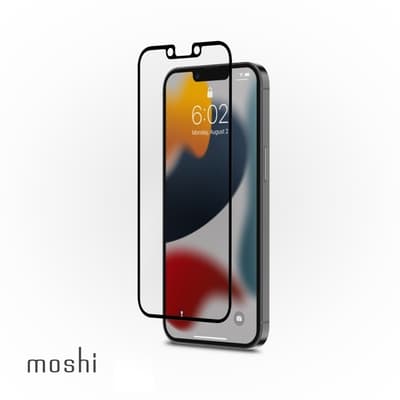 Moshi iVisor AG 防眩光螢幕保護貼 黑 (透明/霧面防眩光) for iPhone 13 / 13pro