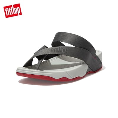 【FitFlop】SLING TOE-POST SANDALS 簡約夾腳涼鞋-男(錫灰色)