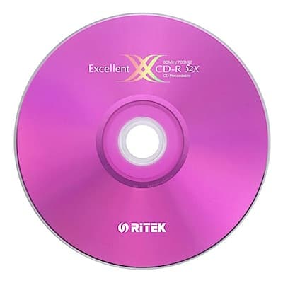 錸德 Ritek 極速X版 CD-R 700MB 52X 600片裸裝