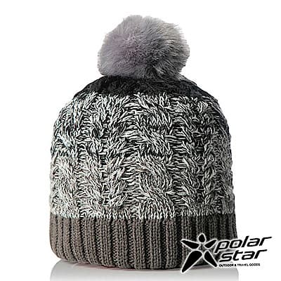 【PolarStar】女漸層編織保暖帽『灰』P18604
