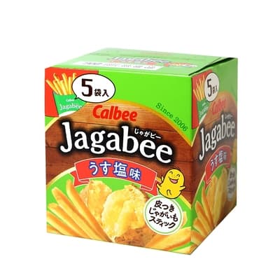 Calbee日本加卡比薯條-鹽味(16gX5袋)
