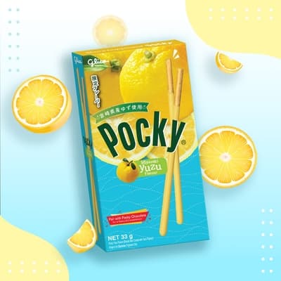 【Glico 格力高】Pocky百奇 日本柚風味棒33g