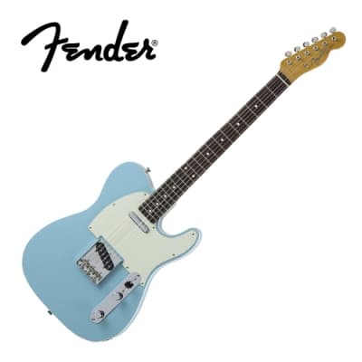 Fender MIJ Traditional 60s Tele Custom RW DNB 電吉他 粉藍色