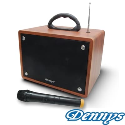 Dennys USB/SD/FM藍牙多功能擴大音箱-無線麥克風版(WS-350BT)