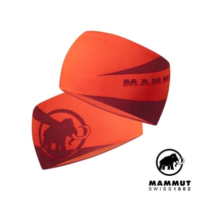 【Mammut長毛象】Sertig Headband 輕量機能防曬頭帶 火熱紅/緋紅 #1191-00040