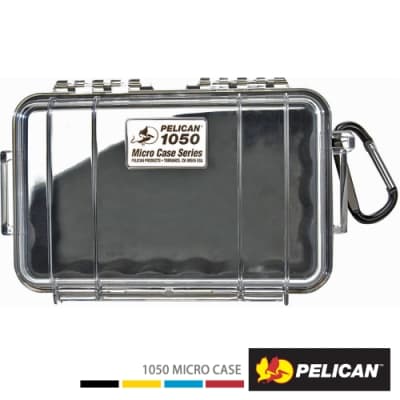 美國 PELICAN 1050 Micro Case 微型防水氣密箱-透明(黑)