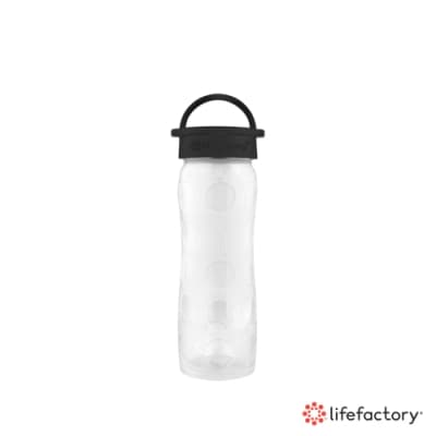 lifefactory 玻璃水瓶平口475ml-漸層白(CLAG-475-OW)