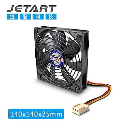 【JETART】14cm 靜音系統風扇DF14025P