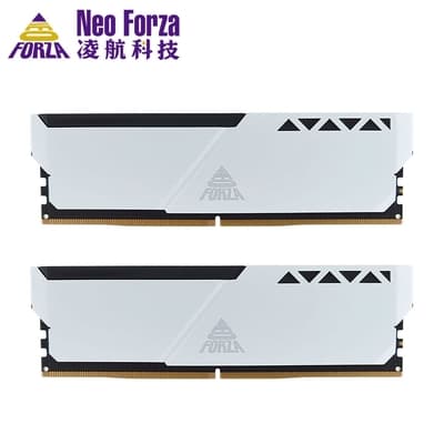 Neo Forza 凌航 TRINITY DDR5 5600 32G(16G*2)電競超頻記憶體(白色)CL40