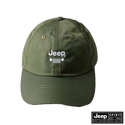 JEEP 品牌LOGO刺繡棒球帽-綠色