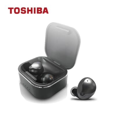 TOSHIBA 超震撼真無線藍牙耳機(黑) RZE-BT950E-K