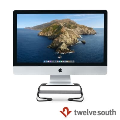 Twelve South Curve Riser for iMac 桌面支架 - 黑