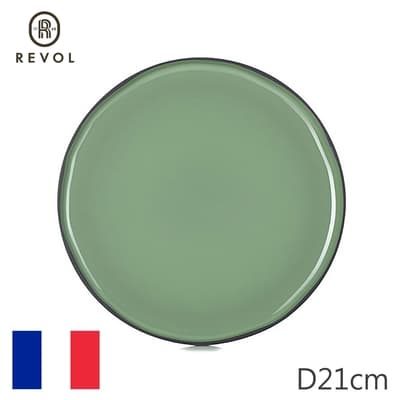 【REVOL】法國CRE點心盤D21cm-薄荷綠