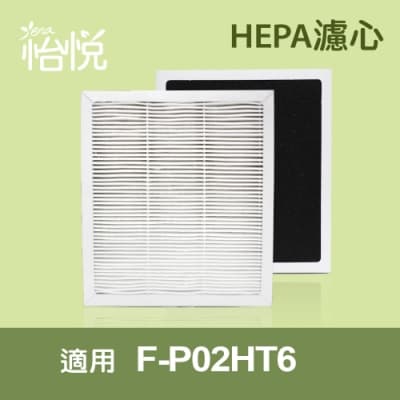 怡悅 HEPA清淨機濾網 3入組 適用：Panasonic國際牌 F-P02HT6
