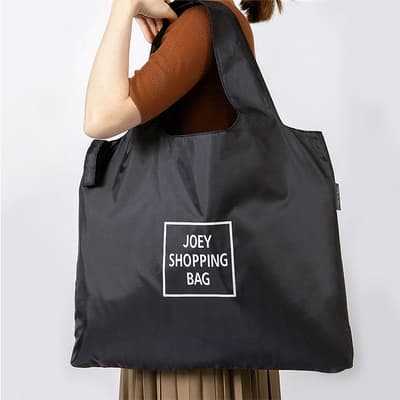 E.City_超大容量寬肩帶可折疊環保購物袋