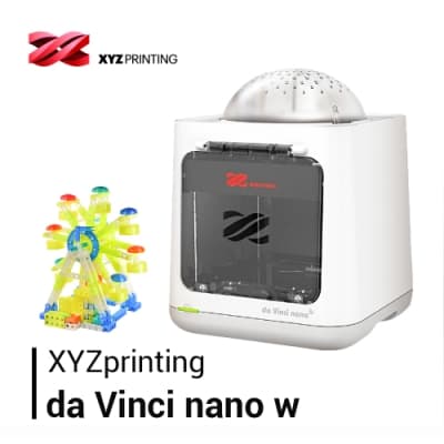 XYZprinting - da Vinci nano w 3D列印機(白色) 內建wifi功能