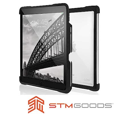 澳洲STM Dux Shell Duo iPad Air (第三代) 專用軍規防摔殼-黑