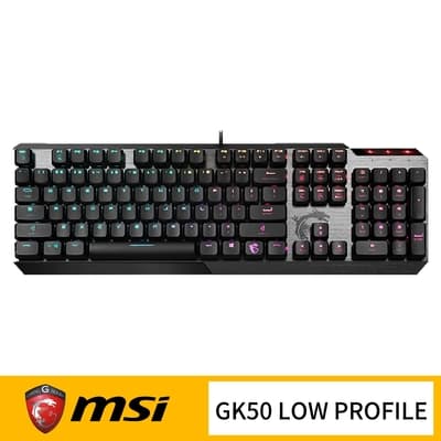 MSI 微星 VIGOR GK50 LOW PROFILE 電競鍵盤