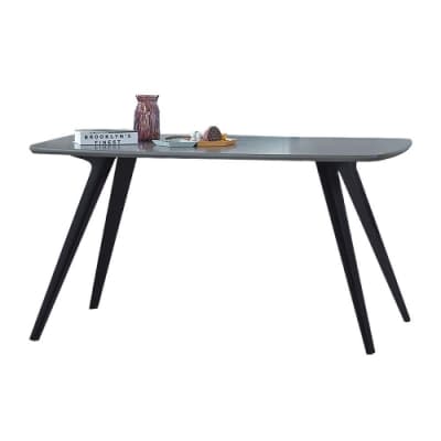 柏蒂家居-哈里森4.7尺北歐風極簡造型餐桌/會議桌-140x80x76cm