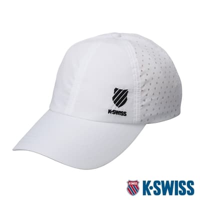 K-SWISS AT BREATHABLE CAP排汗運動帽-白