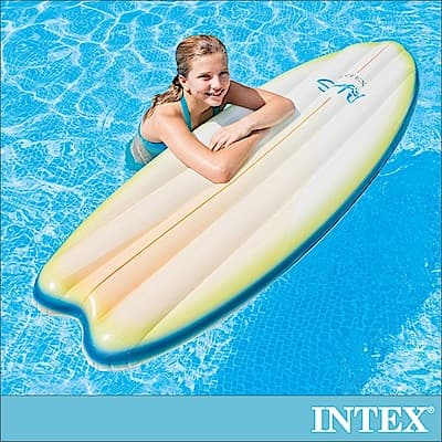 INTEX 衝浪板造型浮排178x69cm-2色可選(58152)